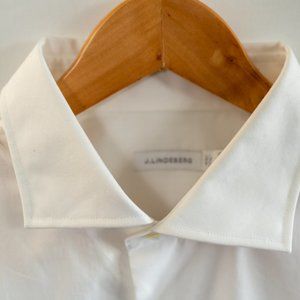 J. Lindeberg Shirt (Size 17.5) White Spread Collar